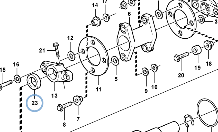 1546221 OIL SEAL INJ.PUMP DRIVE 1546221 OIL SEAL INJ.PUMP DRIVE