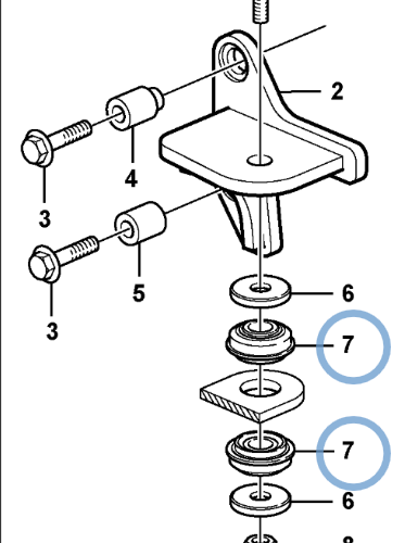 15604957 ENGINE SUSPENSION 15604957 ENGINE SUSPENSION