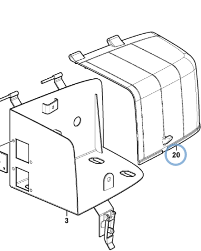 11400999 BATTERY COVER 11400999 BATTERY COVER
