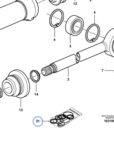 11712388 SEALING KIT STEERING CYLINDER 11712388 SEALING KIT STEERING CYLINDER