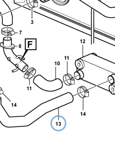 11410093 RADIATOR HOSE 11410093 RADIATOR HOSE