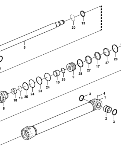 14589129 SEALING KIT BOOM CYL. 14589129 SEALING KIT BOOM CYL.