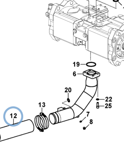 14881389 RUBBER HOSE 14881389 RUBBER HOSE