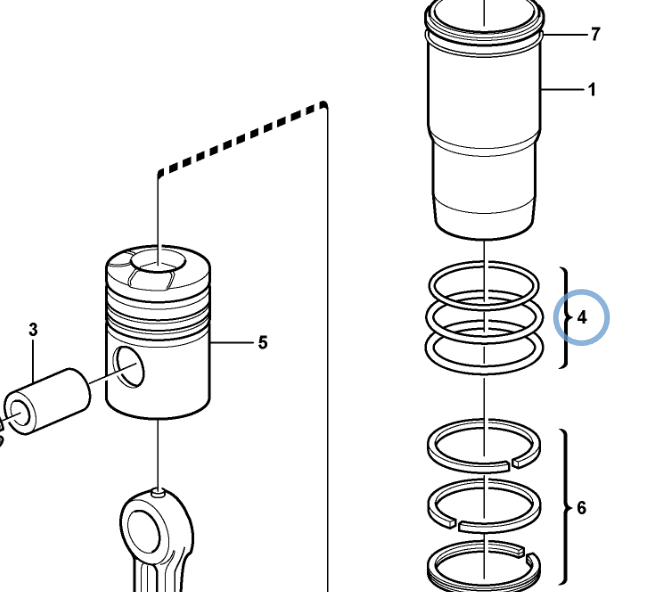 20520607 CYL. LINER SEAL KIT - Strong Machines