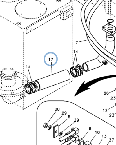 14881390 RUBBER HOSE 14881390 RUBBER HOSE