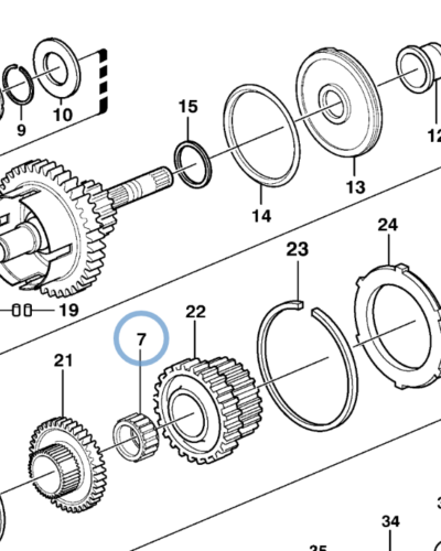 11709081 NEEDLE BEARING 11709081 NEEDLE BEARING