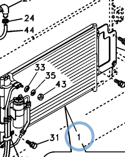 14503256 CONDENSER 14503256 CONDENSER