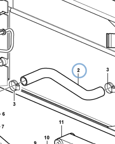 11411051 RADIATOR HOSE 11411051 RADIATOR HOSE