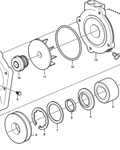 11990043 WATER PUMP REPAIR KIT 11990043 WATER PUMP REPAIR KIT