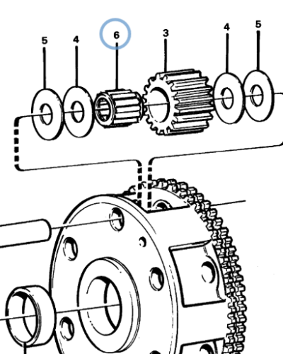 1650179 NEEDLE BEARING 1650179 NEEDLE BEARING