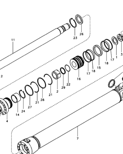 14589136 SEALING KIT BOOM CYL. 14589136 SEALING KIT BOOM CYL.