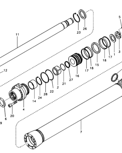 14589139 SEALING KIT BOOM CYLINDER 14589139 SEALING KIT BOOM CYLINDER