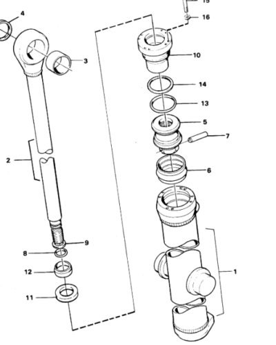 11990404 SEALING KIT LIFTING CYLINDER 11990404 SEALING KIT LIFTING CYLINDER