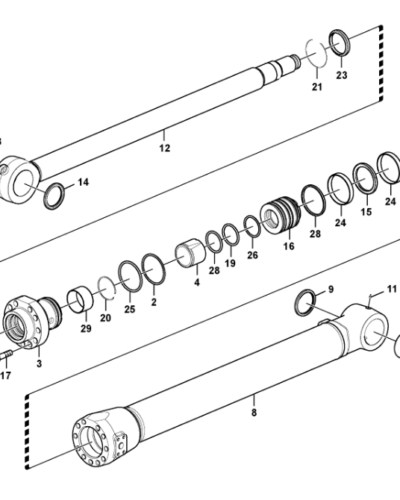 14589143 SEALING KIT BOOM CYLINDER 14589143 SEALING KIT BOOM CYLINDER