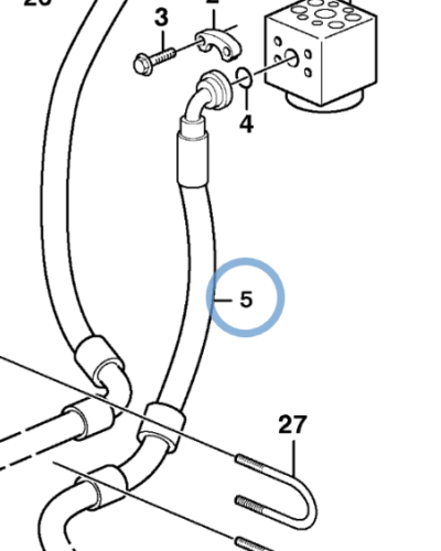 11411843 HOSE ASSEMBLY 11411843 HOSE ASSEMBLY