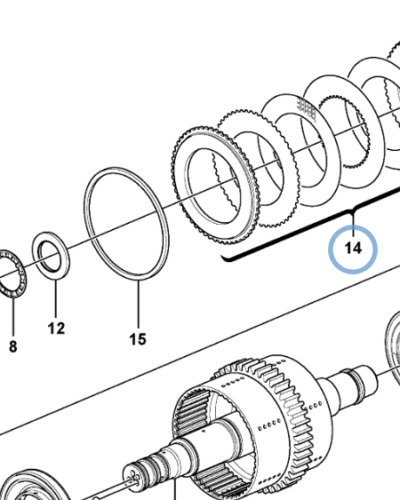 15017373 FRICTION DISC KIT 15017373 FRICTION DISC KIT