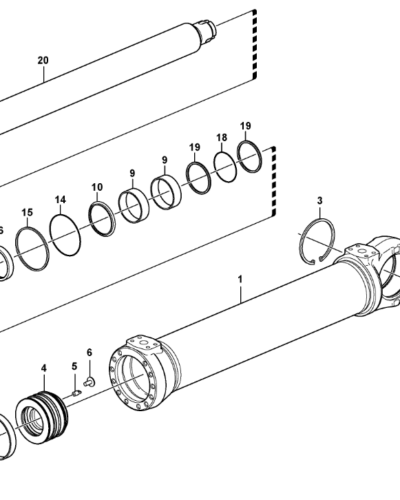 11716047 SEALING KIT STEERING CYLINDER 11716047 SEALING KIT STEERING CYLINDER