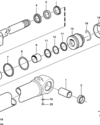 11709829 SEALING KIT LIFTING CYLINDER 11709829 SEALING KIT LIFTING CYLINDER
