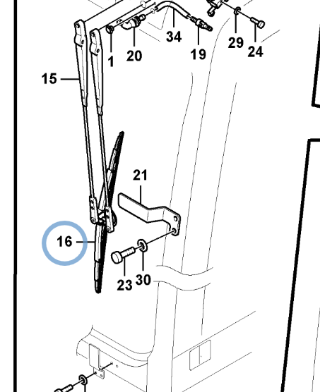 14632032 WIPER BLADE - Strong Machines