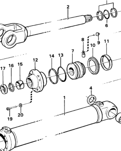 11999894 SEALING KIT LIFTING CYLINDER 11999894 SEALING KIT LIFTING CYLINDER