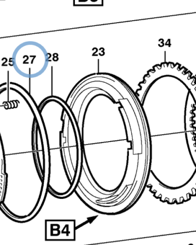 11989819 PISTON SEAL GEAR BOX 11989819 PISTON SEAL GEAR BOX