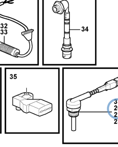 11419485 TEMPERATURE SENSOR 11419485 TEMPERATURE SENSOR