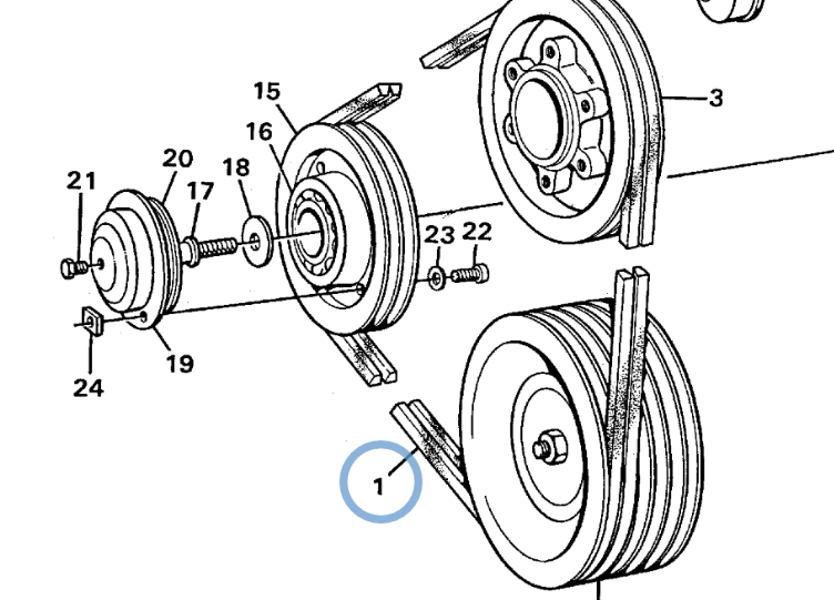 978751 DRIVE BELT SET 978751 DRIVE BELT SET