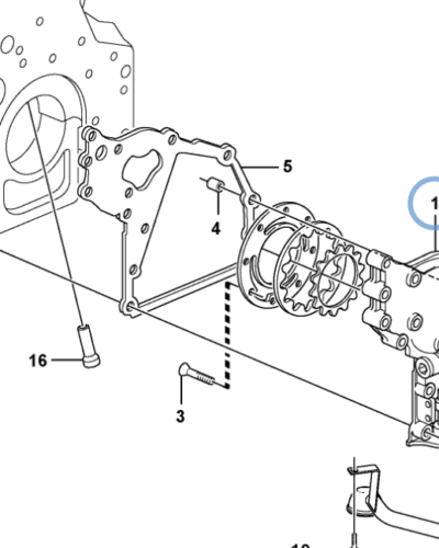 21600195 OIL PUMP HOUSING 21600195 OIL PUMP HOUSING