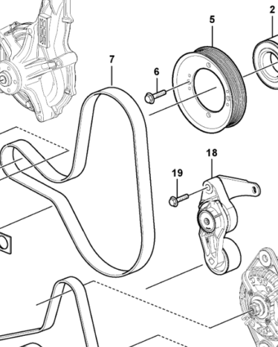 21631484 BELT TENSIONER 21631484 BELT TENSIONER