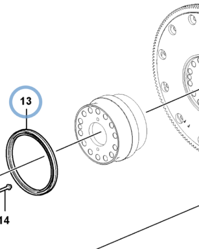 85108352 CRANKSHAFT SEAL 85108352 CRANKSHAFT SEAL