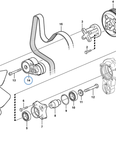 22089205 BELT TENSIONER 22089205 BELT TENSIONER