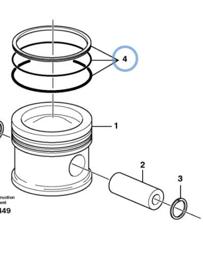 22734313 PISTON RING 22734313 PISTON RING
