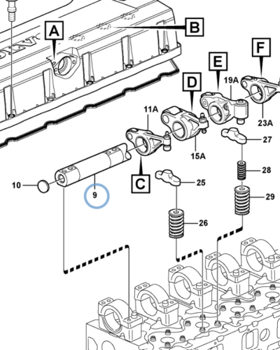 24426580 ROCKER ARM SHAFT 24426580 ROCKER ARM SHAFT