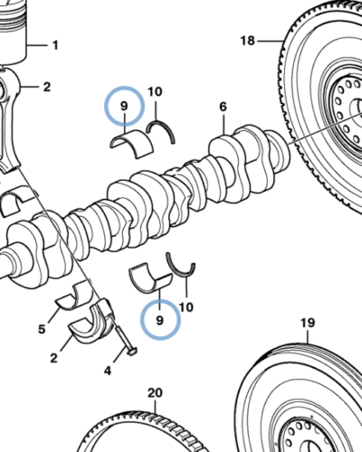 270439 MAIN BEARING PAIR 270439 MAIN BEARING PAIR