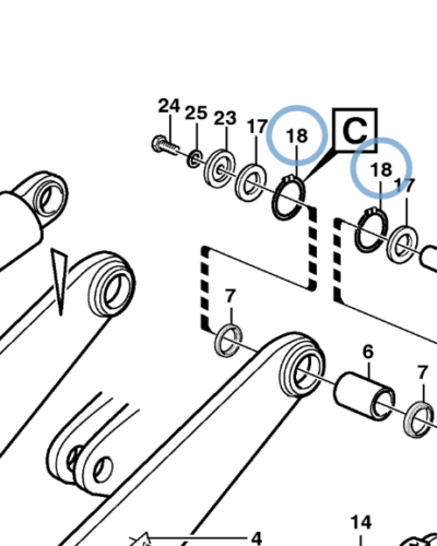 4824486 LINK BEARING SEAL 4824486 LINK BEARING SEAL