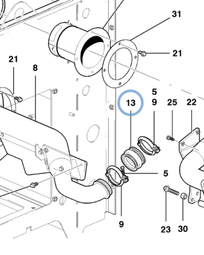 3183620 TURBO AIR HOSE 3183620 TURBO AIR HOSE