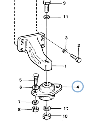 342812 ENGINE MOUNTING 342812 ENGINE MOUNTING