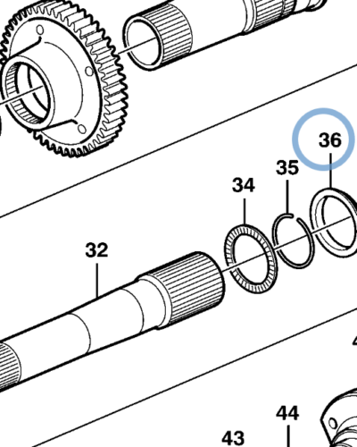 4837081 THRUST WASHER 4837081 THRUST WASHER