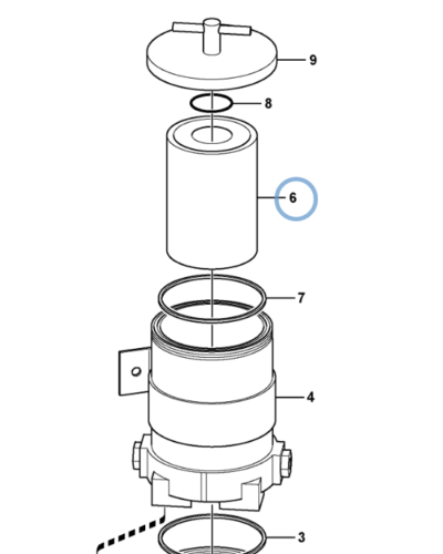 3838852 FUEL FILTER INSERT 3838852 FUEL FILTER INSERT