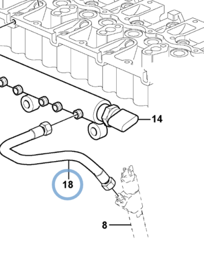 21364195 FUEL PIPE 21364195 FUEL PIPE