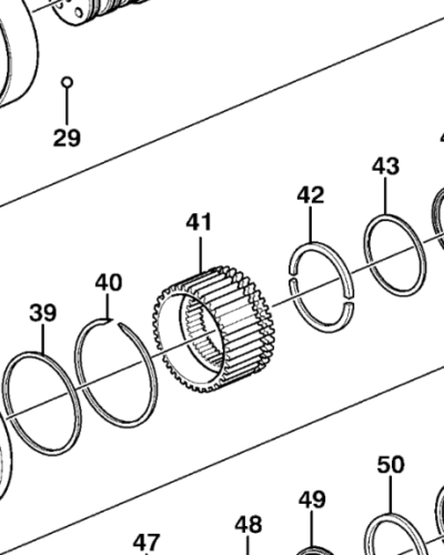 4871338 THRUST WASHER 4871338 THRUST WASHER