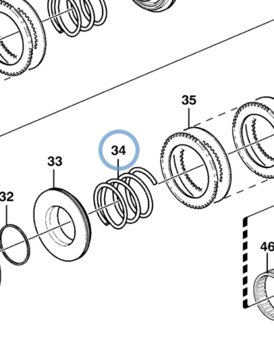 4871532 SPRING GEAR BOX 4871532 SPRING GEAR BOX