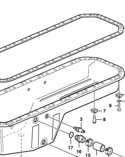 479486 OIL PAN RUBBER GASKET 479486 OIL PAN RUBBER GASKET
