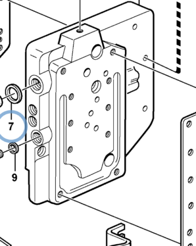 4881255 RUBBER BONDED WASHER 4881255 RUBBER BONDED WASHER