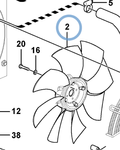 12760812 FAN WHEEL 12760812 FAN WHEEL