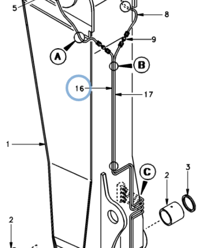 SA1173-05370 PIPE ASSY GREASE SA1173-05370 PIPE ASSY GREASE