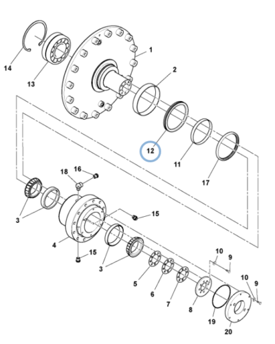 RM 13167390 V-RING RM 13167390 V-RING