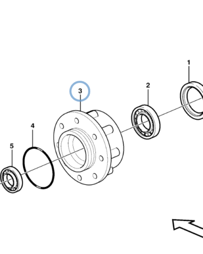 11712533 WHEEL HUB 11712533 WHEEL HUB