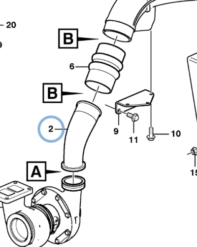 11127329 CONNECTING PIPE 11127329 CONNECTING PIPE