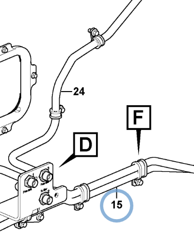 17203111 FUEL PIPE 17203111 FUEL PIPE